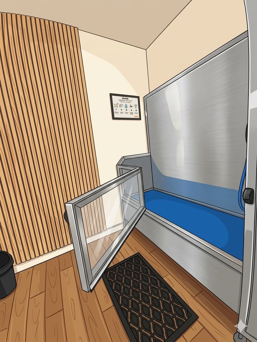 Machine Dog Wash inox